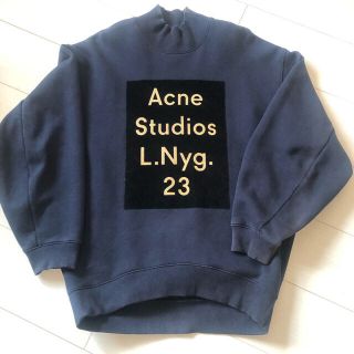 アクネ(ACNE)のacne beta flock ネイビー スウェット(トレーナー/スウェット)