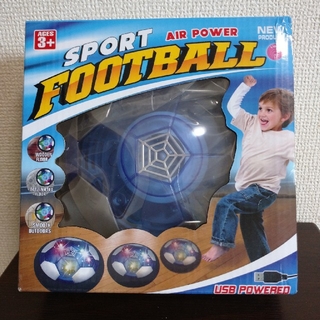 【新品】エアサッカー LEDホバーサッカー 充電式 空気の力で浮く(その他)