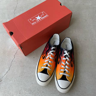 コンバース(CONVERSE)のCONVERE Chuck Taylor ct70 HI ファイヤーパターン(スニーカー)