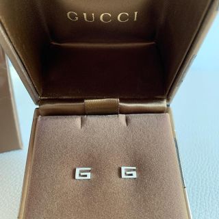 グッチ(Gucci)のグッチ ピアス G ロゴ シルバーカラー ユニセックス(ピアス(両耳用))