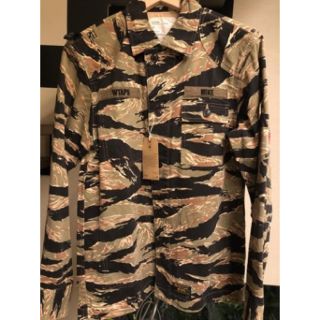 ダブルタップス(W)taps)のWTAPS 12S/S  JUNGLE LS タイガーカモ　ジャングルシャツ(ミリタリージャケット)