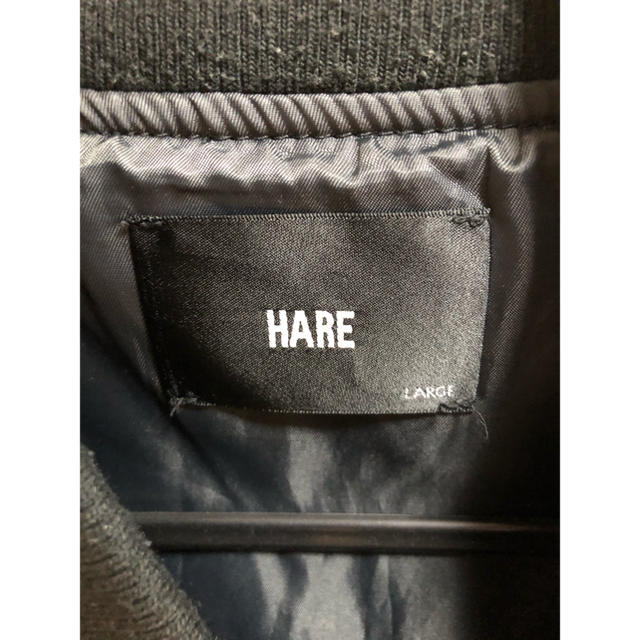 HARE(ハレ)の値下げ！MA-1 ブルゾン HARE ハレ　Lサイズ メンズのジャケット/アウター(ブルゾン)の商品写真