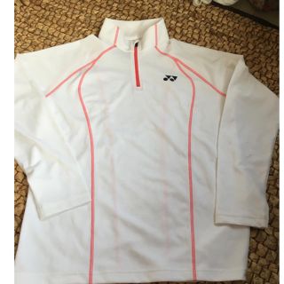 ヨネックス(YONEX)のYONEX 白のロンT (Tシャツ/カットソー(七分/長袖))