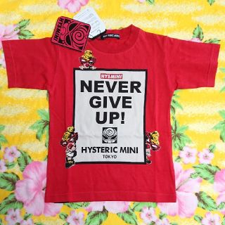 ヒステリックミニ(HYSTERIC MINI)のヒスミニ♥新品タグ付き♥Ꭲシャツ♥RED♥105cm(Tシャツ/カットソー)