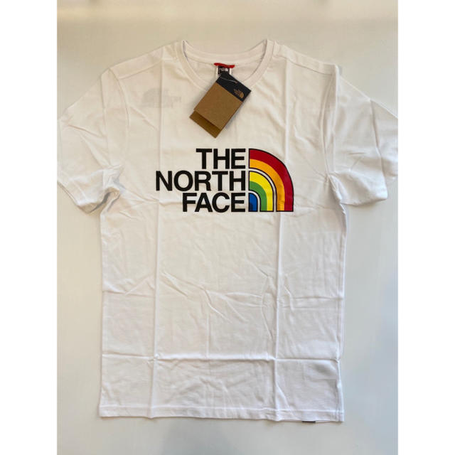 【Mサイズ】THE NORTH FACE プリントロゴ Tシャツ ホワイト