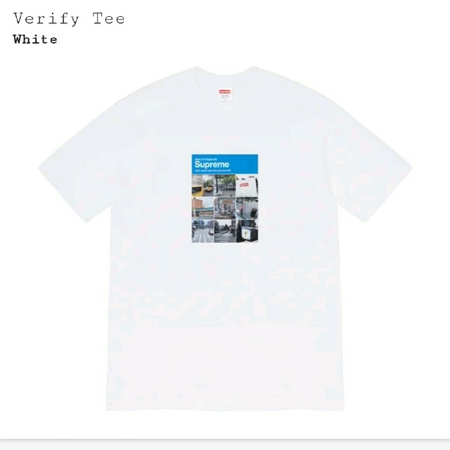 Supreme(シュプリーム)のSupreme Verify Tee メンズのトップス(Tシャツ/カットソー(半袖/袖なし))の商品写真