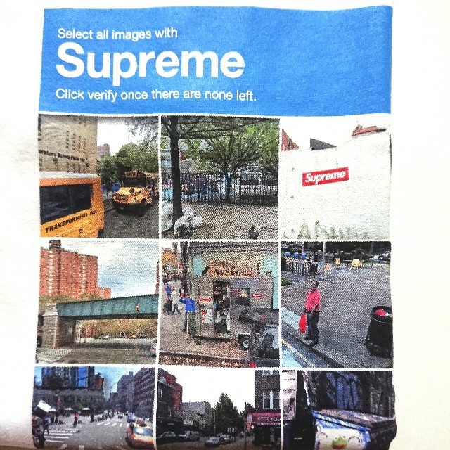 Supreme(シュプリーム)のSupreme Verify Tee メンズのトップス(Tシャツ/カットソー(半袖/袖なし))の商品写真