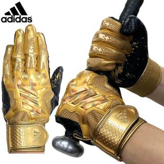 アディダス(adidas)の限定商品　アディダス　バッティング手袋　トクさん使用モデル　FS3895(防具)