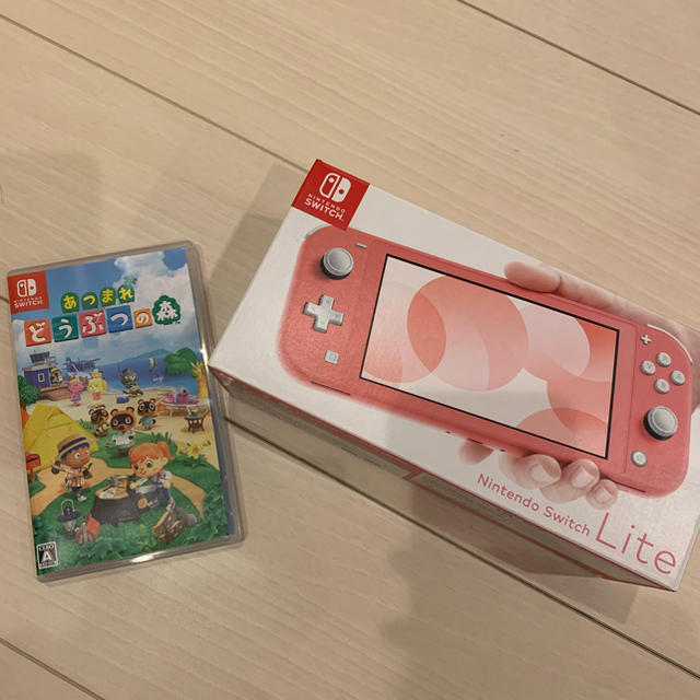 Switch lite  コーラルピンク