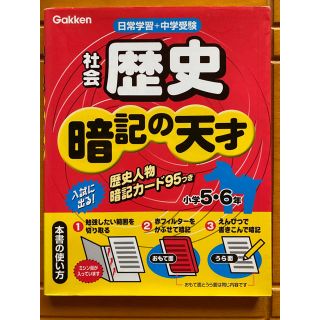 小学社会歴史暗記の天才(文学/小説)