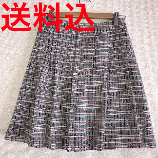 OFUON(オフオン)のOFUON  ひざ上スカート チェック　Sサイズ　 レディースのスカート(ミニスカート)の商品写真