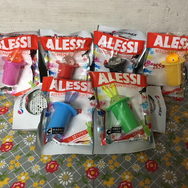 ALESSI(アレッシィ)のＦ　ペプシネックス景品　ＡＬＥＳＳＩ６個セット エンタメ/ホビーのコレクション(ノベルティグッズ)の商品写真