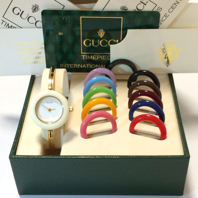 Gucci(グッチ)の3.超美品 グッチ GUCCI 時計 チェンジベゼル レディースのファッション小物(腕時計)の商品写真