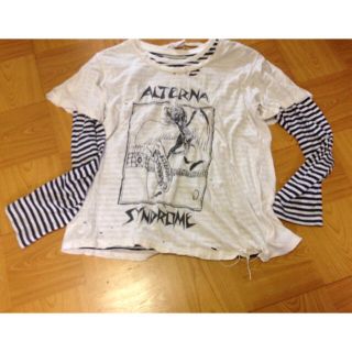 アールエヌエー(RNA)のRNA☆ハードダメージTシャツ(Tシャツ(半袖/袖なし))