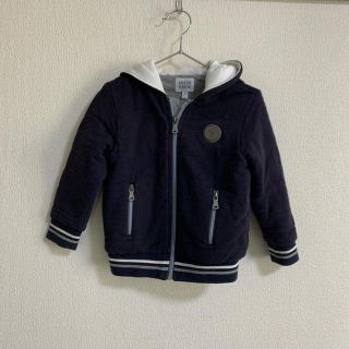 アルマーニ ジュニア(ARMANI JUNIOR)のARMANI JUNIOR ネイビーパーカー　2A 94cm(ジャケット/上着)