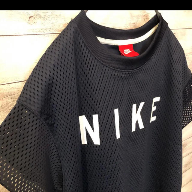 NIKE(ナイキ)のNIKEメッシュTシャツワンピース レディースのワンピース(ミニワンピース)の商品写真