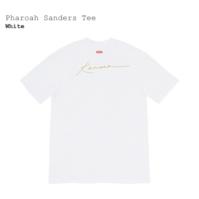 Supreme(シュプリーム)のSupreme Pharoah Sanders Tee Mサイズ　早い者勝ち メンズのトップス(Tシャツ/カットソー(半袖/袖なし))の商品写真