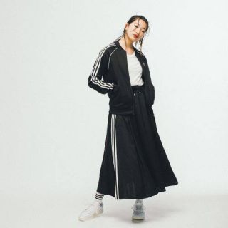 アディダス(adidas)のアディダス オリジナルス ロング サテン スカート(ロングスカート)