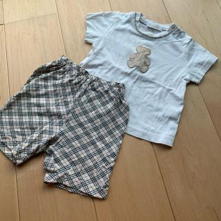 バーバリー(BURBERRY)の80バーバリー上下セット(Ｔシャツ)