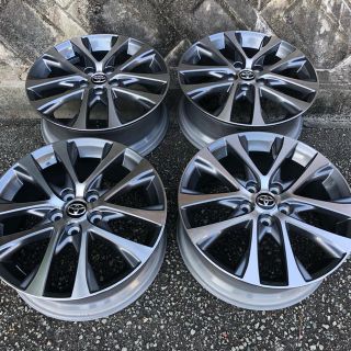 トヨタ - エスティマ18インチ純正ホイール4本 新車から外し保管の通販 トヨタ - エスティマ18インチ純正ホイール4本 新車から外し保管の通販