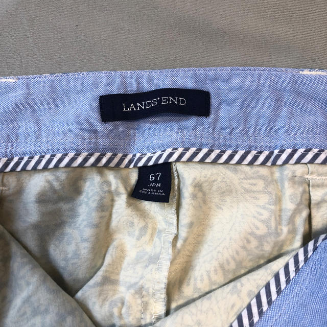 LANDS’END(ランズエンド)のランズエンド　ペイズリースカート　M - L レディースのスカート(ひざ丈スカート)の商品写真