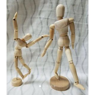 デッサン人形 2体セット 木製　新品・未開封(その他)