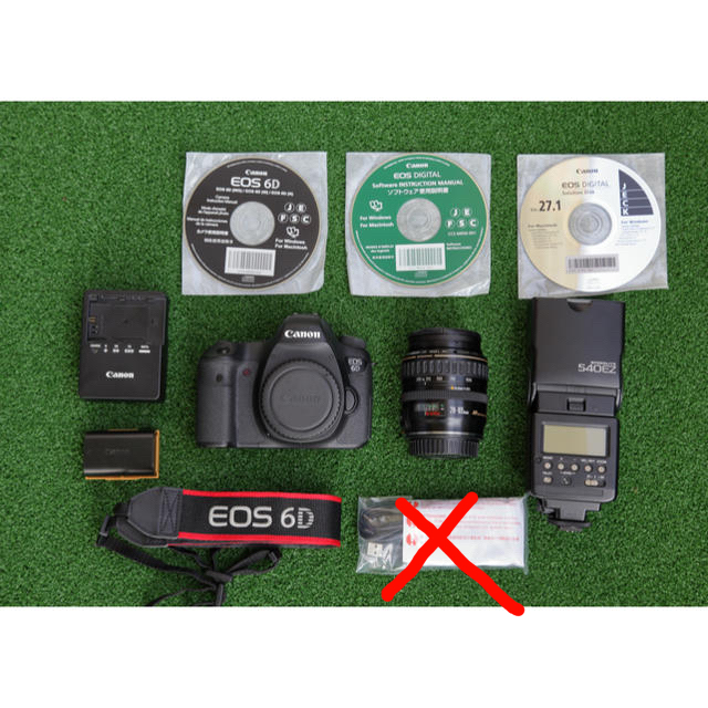 EOS6D レンズセット 箱付き シャッター5033回 ＊説明欄必読