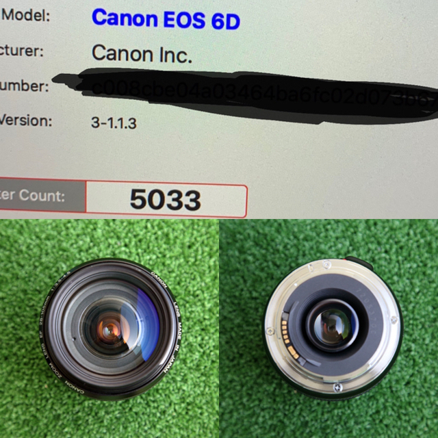 購入最安価格 EOS6D レンズセット 箱付き シャッター5033回 ＊説明欄必読