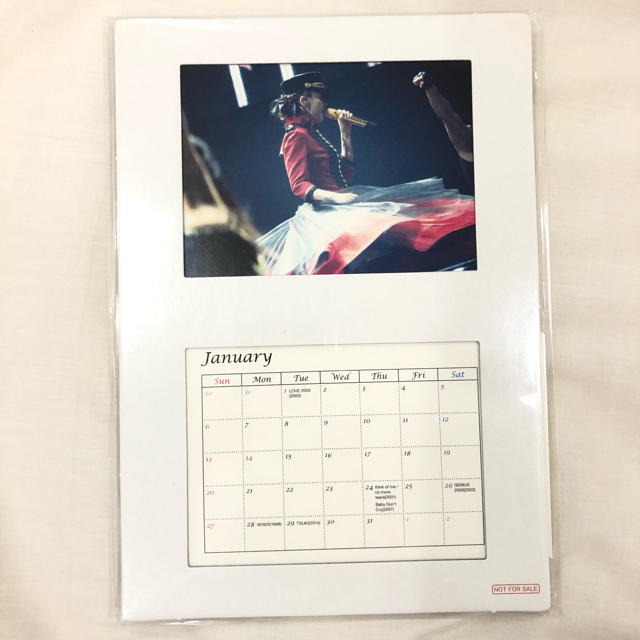 安室奈美恵　卓上カレンダー エンタメ/ホビーのタレントグッズ(ミュージシャン)の商品写真