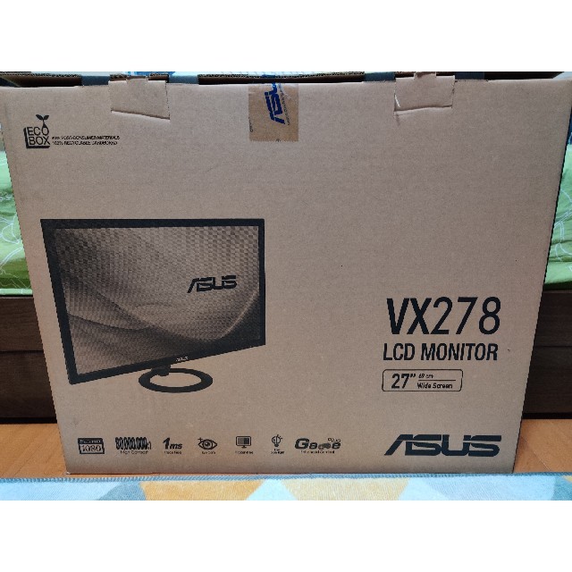 ASUS(エイスース)のASUS VX278 27型フルHDゲーミングモニター スマホ/家電/カメラのPC/タブレット(PC周辺機器)の商品写真