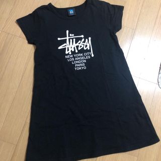 ステューシー(STUSSY)のSTUSSY  ステューシー kids キッズ　半袖　ワンピース　130 (ワンピース)