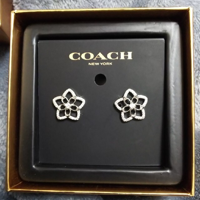 COACH ネックレス ピアス セット シルバー