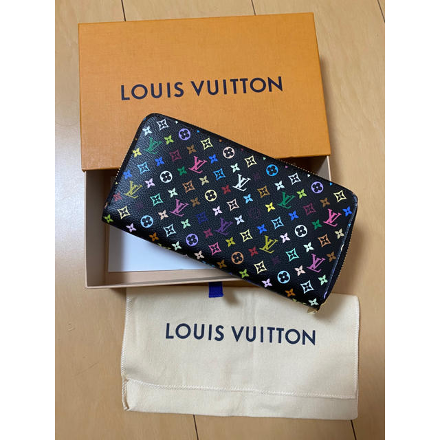 大特価!! VUITTON LOUIS - VUITTONルイヴィトン マルチカラー ジッピー