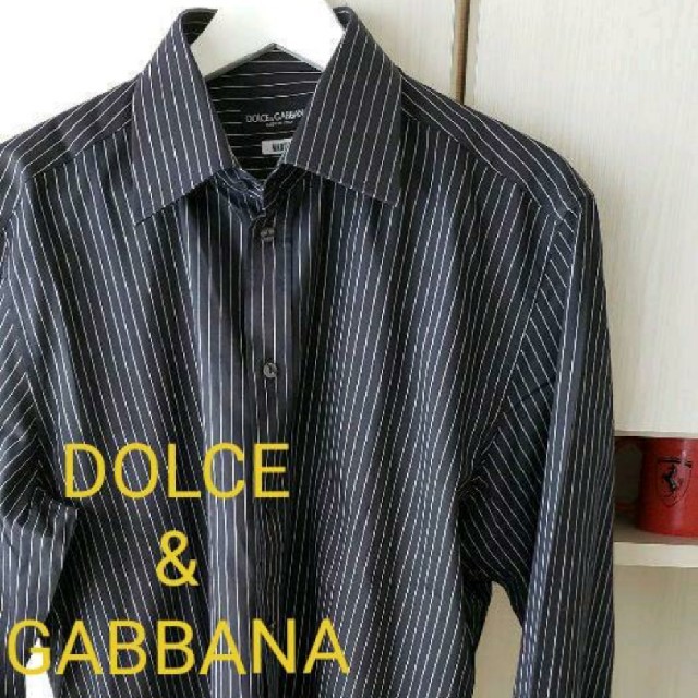 ［新品未使用］ DOLCE \u0026 GABBANA ドレスシャツ Sサイズ ブルー