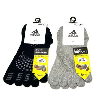 アディダス(adidas)の新品★レディース★アディダス×福助★五本指★5本指ソックス★靴下★2足セット(ソックス)