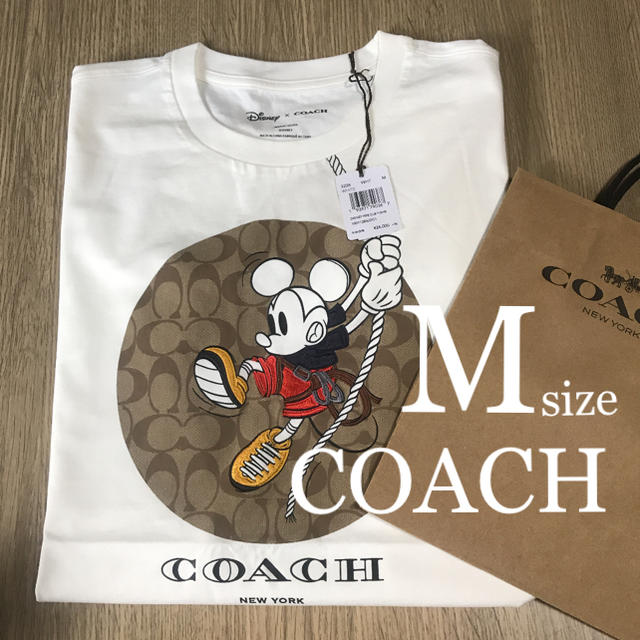 新品coachミッキーTシャツ送料込み