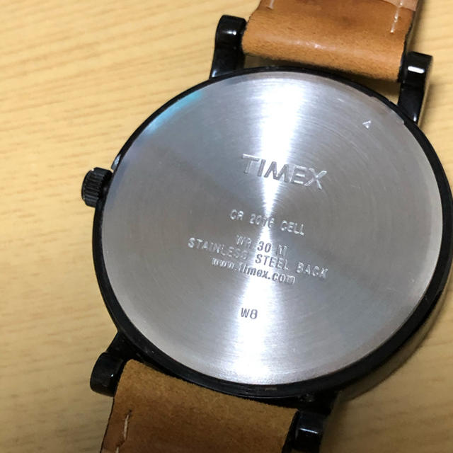 TIMEX(タイメックス)のTIMEX 腕時計　ブラック　シンプル　WR30M メンズの時計(腕時計(アナログ))の商品写真