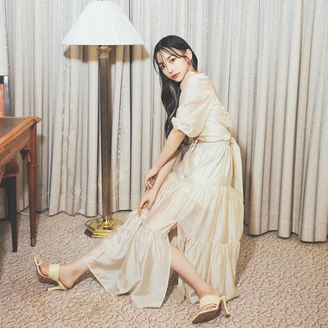 melt the ladyシアーギャザーワンピース melt the ladyシアーギャザーワンピース