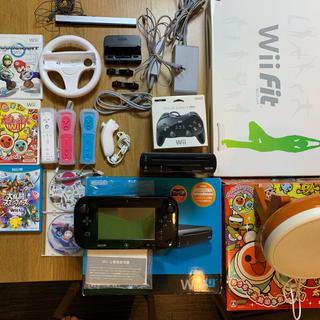 ニンテンドウ(任天堂)のWiiU本体&WiiUソフト&Wiiソフト&Wii付属品(家庭用ゲーム機本体)