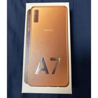 サムスン(SAMSUNG)のGalaxy A7 64GB Gold ゴールド SIMフリー 端末本体(スマートフォン本体)