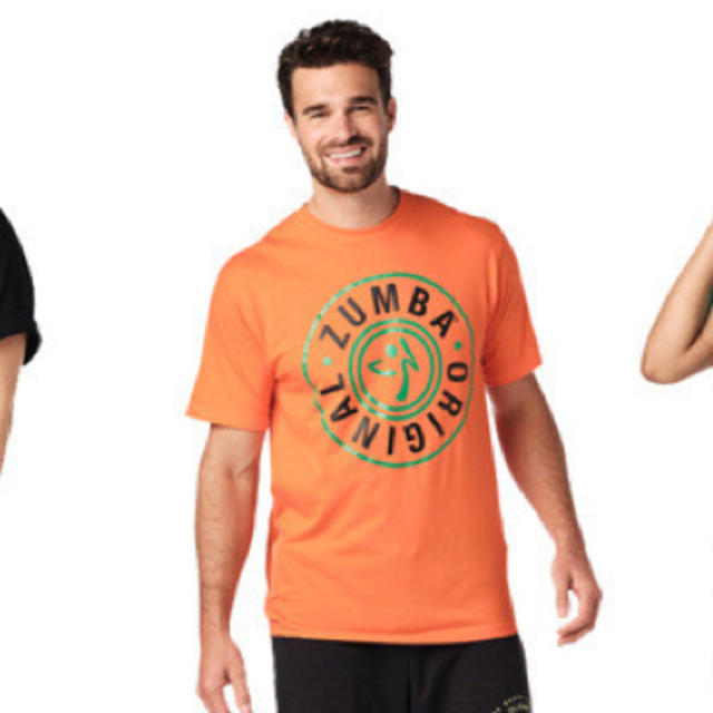 Zumba(ズンバ)のzumba Tシャツ オレンジ ズンバウェア ハロウィン メンズのトップス(Tシャツ/カットソー(半袖/袖なし))の商品写真