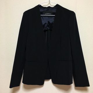 ユナイテッドアローズグリーンレーベルリラクシング(UNITED ARROWS green label relaxing)のネイビーノーカラージャケット＊グリーンレーベルリラクシング (ノーカラージャケット)