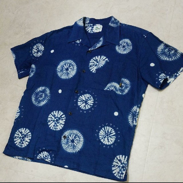 CALEE(キャリー)のCALEE アロハシャツ 　藍染めシャツ メンズのトップス(シャツ)の商品写真