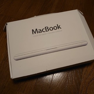 マック(Mac (Apple))のmacbook 白 ジャンク(ノートPC)