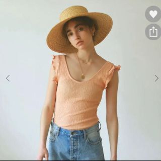 シールームリン(SeaRoomlynn)のTwistyショルダーフリルトップス(カットソー(半袖/袖なし))