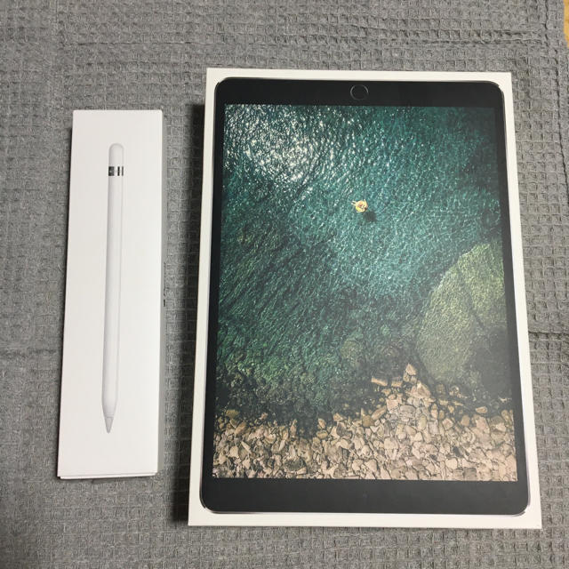 Apple(アップル)のiPad Pro 10.5 Apple pencilセット スマホ/家電/カメラのPC/タブレット(タブレット)の商品写真