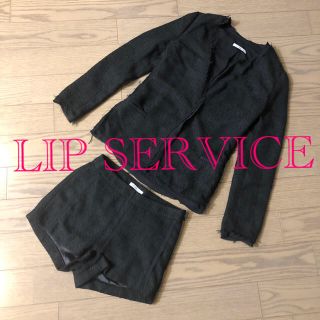 リップサービス(LIP SERVICE)の新品　リップサービス　ツーピース(ミニスカート)