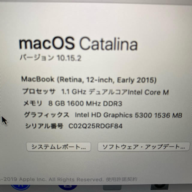 MacBook Retina, 12-inch, Early 2015 ゴールド 1