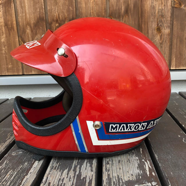 maxon マクソン ビンテージヘルメット 80s vmx オフロード Sサイズ