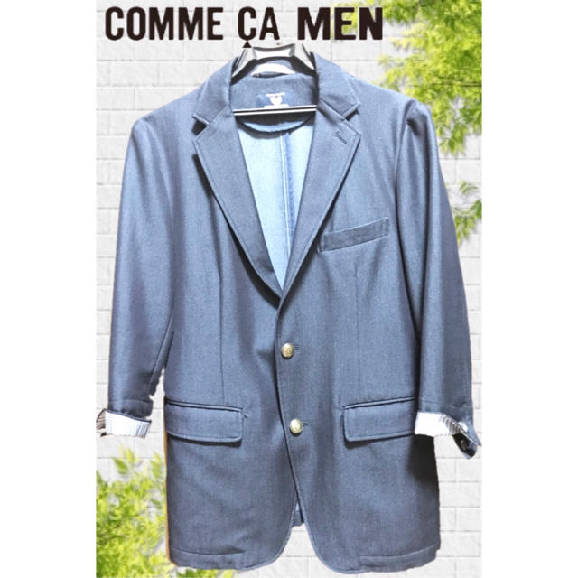 COMME CA COMMUNE(コムサコミューン)のコムサ　テーラードデニムジャケット 最終値下げ‼︎ メンズのジャケット/アウター(テーラードジャケット)の商品写真